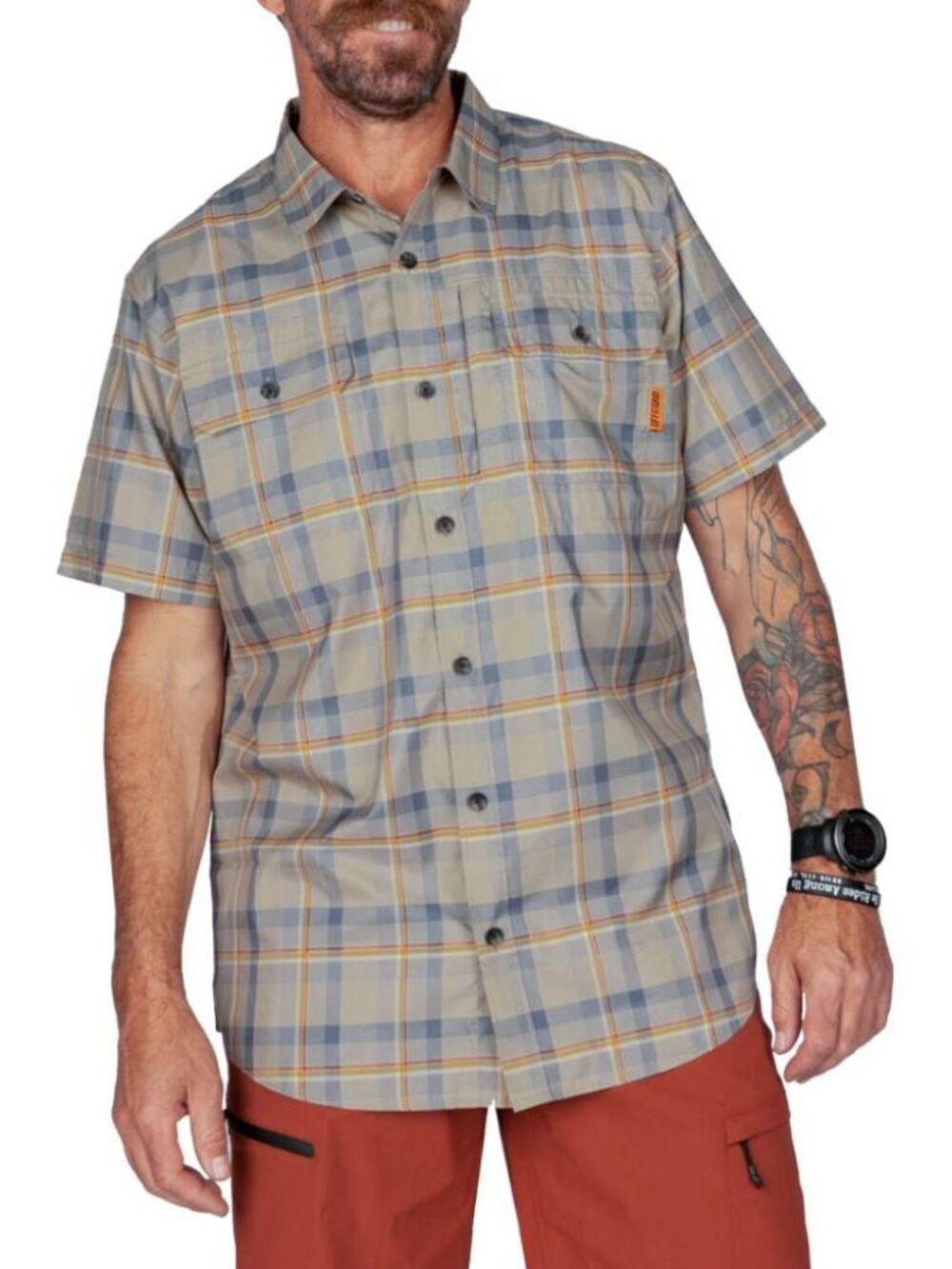 Off The Grid Surplus Squirrely Dan S/S Shirt - Dark Natural